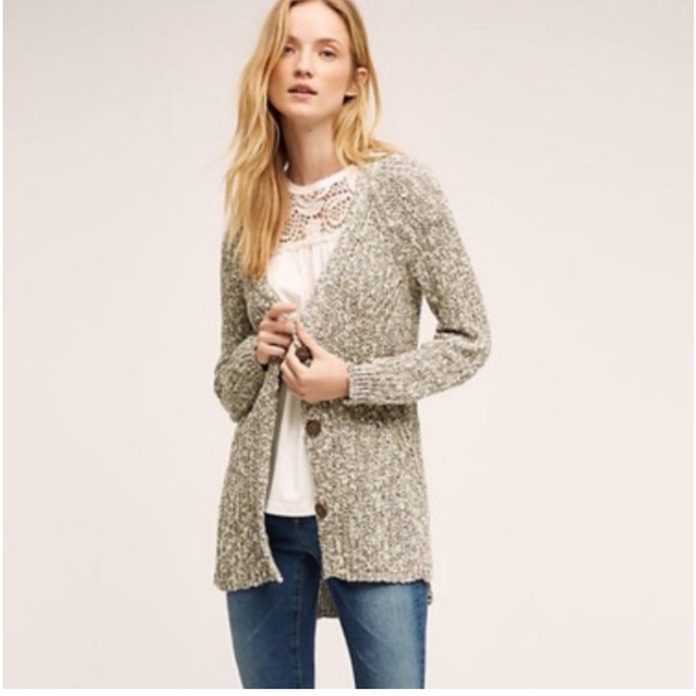 Anthropologie Angel of the North cardigan